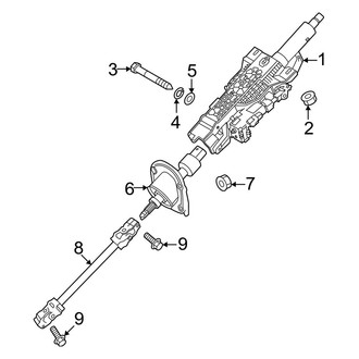 Genesis OE - Steering Column Assembly (Power Tilt)