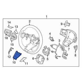 Genesis OE - Center Lower Steering Wheel Trim