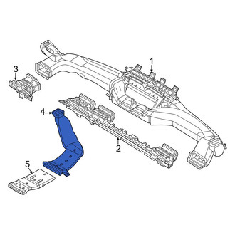 Genesis OE - Front Left Lower Instrument Panel Air Duct