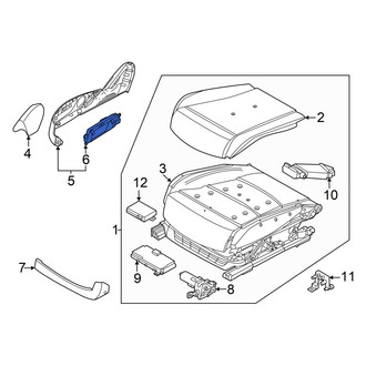 Genesis OE - Front Right Lower Power Seat Switch