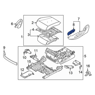 Genesis OE - Front Left Power Seat Switch
