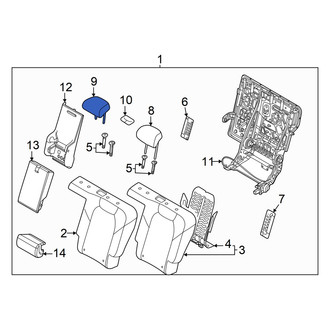Genesis OE - Rear Left Inner Headrest