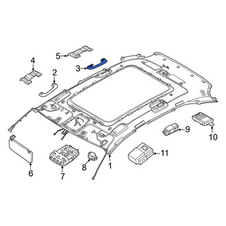 Genesis OE - Rear Left Interior Grab Bar