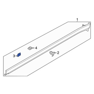 Genesis OE - Door Molding Clip