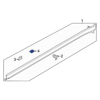 Genesis OE - Door Molding Clip