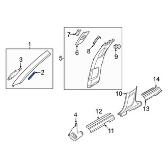 Genesis OE - Front Left Dashboard Air Vent Trim