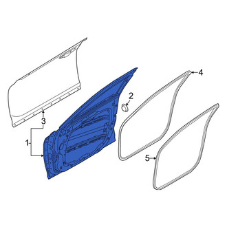 Genesis OE - Front Left Door Shell