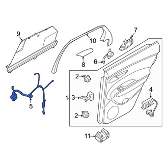 Genesis OE - Front Left Door Wiring Harness