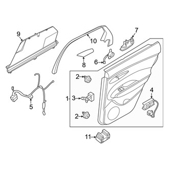Genesis OE - Rear Door - Interior Trim