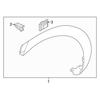 Genesis OE - Quarter Panel - Exterior Trim