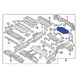 Genesis OE - Rear Battery Tray