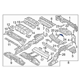 Genesis OE - Battery Tray Bracket