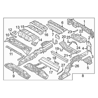 Genesis OE - Rear Body & Floor - Floor & Rails