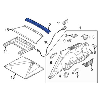 Genesis OE - Rear Liftgate Trim Scuff Plate
