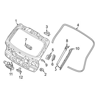 Genesis OE - Lift Gate - Lid & Components