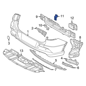 Genesis OE - Left Bumper Impact Bar Bracket