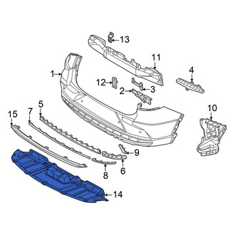 Genesis OE - Rear Bumper Splash Shield