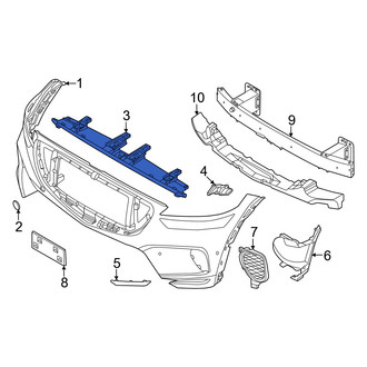Genesis OE - Front Bumper Cover Support Rail