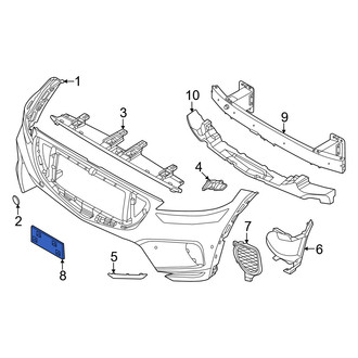 Genesis OE - Front License Plate Bracket