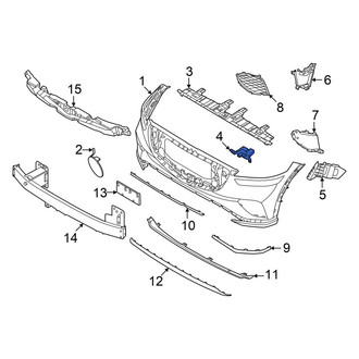 Genesis OE - Front Right Bumper Guide