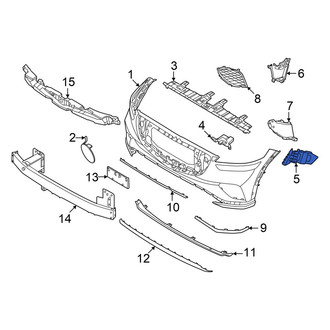 Genesis OE - Front Right Bumper Cover Bracket