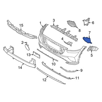Genesis OE - Front Left Outer Brake Air Duct