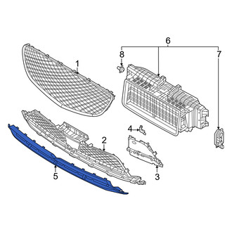 Genesis OE - Front Bumper Cover Spacer Panel