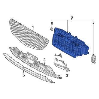Genesis OE - Front Radiator Shutter Assembly