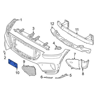 Genesis OE - Front License Plate Bracket