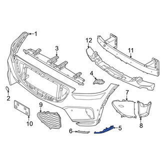 Genesis OE - Front Right Bumper Trim