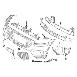 Genesis OE - Front Right Bumper Trim