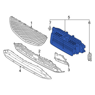 Genesis OE - Front Radiator Shutter Assembly