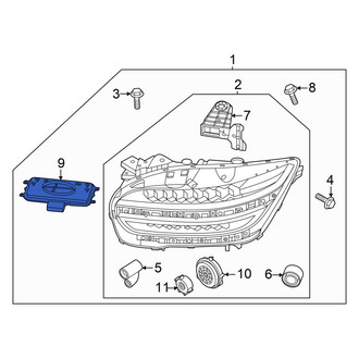 Genesis OE - Front Left Headlight Control Module