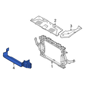 Genesis OE - Front Radiator Support Air Duct