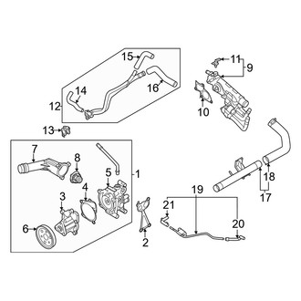 Genesis OE - Cooling - Water Pump (2.5L)