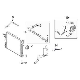 Genesis OE - Engine Coolant Overflow Hose
