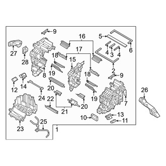 Genesis OE - HVAC Unit Case Assembly