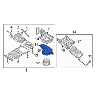 Genesis OE - Lower HVAC Unit Case