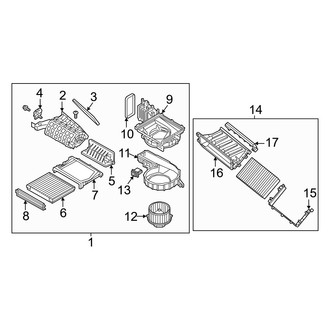 Genesis OE - Air Conditioner & Heater - Blower Motor & Fan