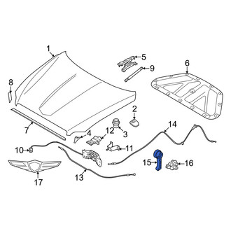 Genesis OE - Front Hood Release Handle