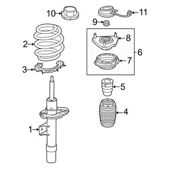 Genesis OE - Front Suspension - Struts & Components