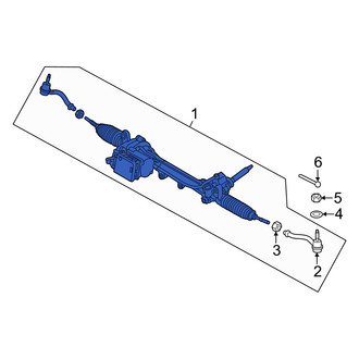 Genesis OE - Front Rack and Pinion Assembly