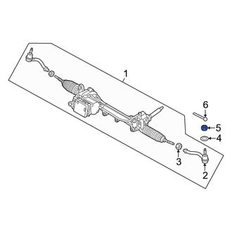 Genesis OE - Steering Tie Rod Nut