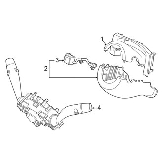 Genesis OE - Steering Column - Shroud, Switches & Levers
