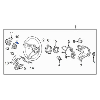 Genesis OE - Right Steering Wheel Trim