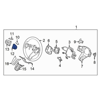 Genesis OE - Right Cruise Control Switch