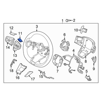 Genesis OE - Right Steering Wheel Trim