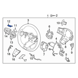 Genesis OE - Left Steering Wheel Trim
