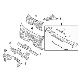 Genesis OE - Front Windshield Washer Nozzle