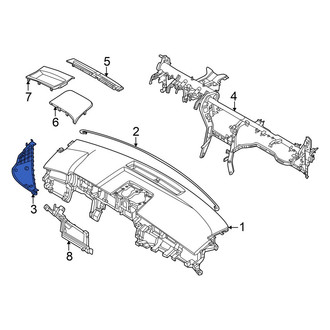 Genesis OE - Front Left Instrument Panel Side Cover